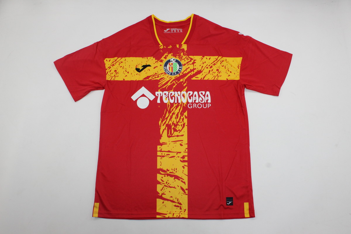 AAA Quality Getafe 23/24 Away Red Soccer Jersey